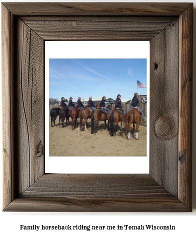 family horseback riding near me in Tomah, Wisconsin